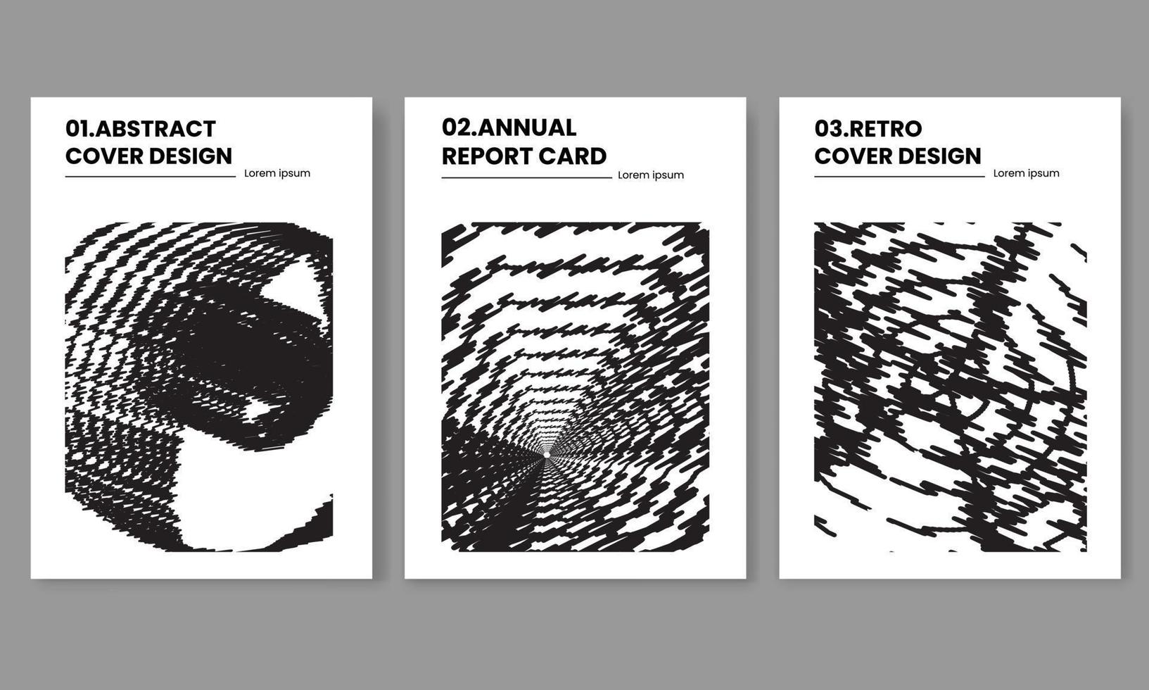 Black brochure layout. Trendy abstract cover page. Black and white grunge texture background. vector