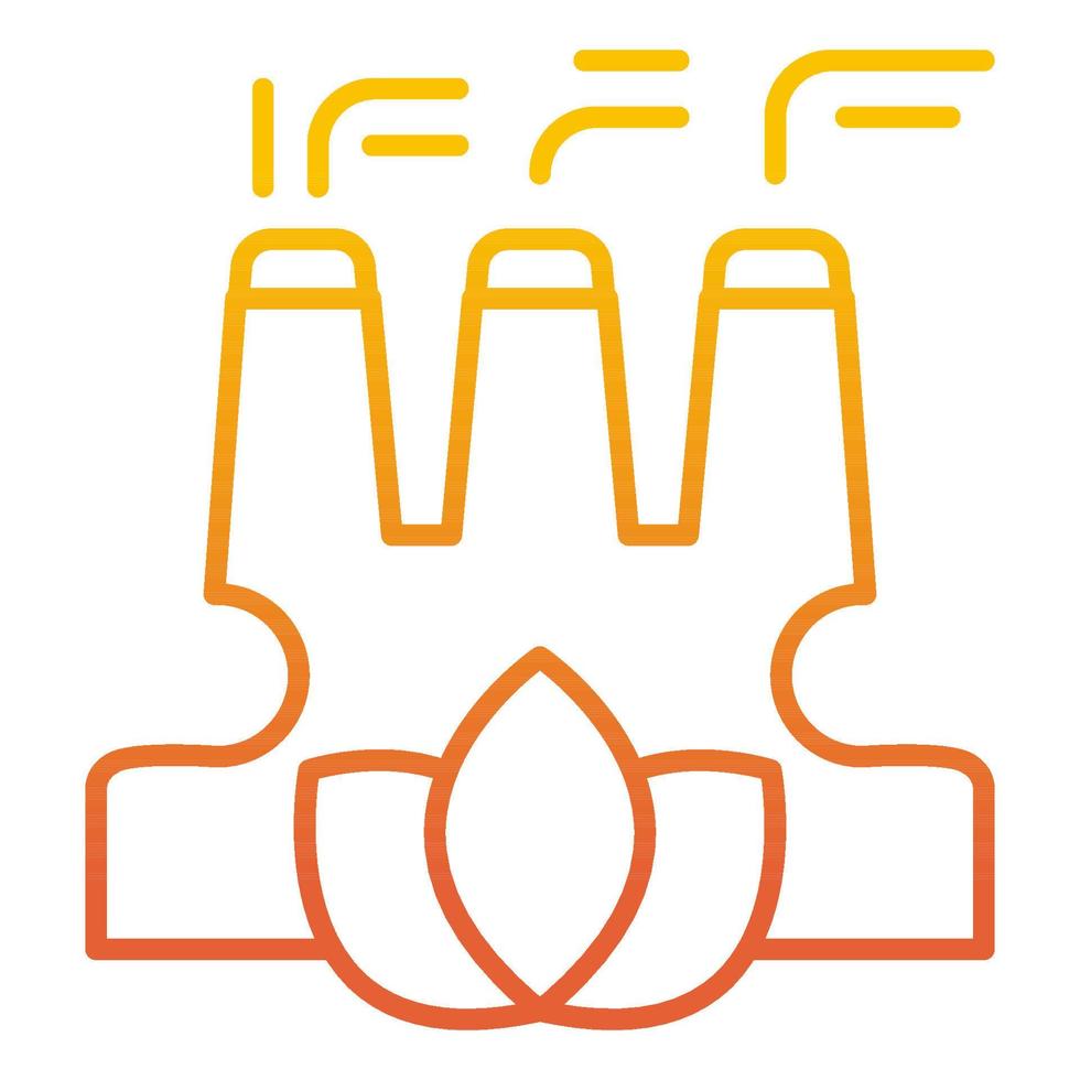 Green factory icon, suitable for a wide range of digital creative projects. vector