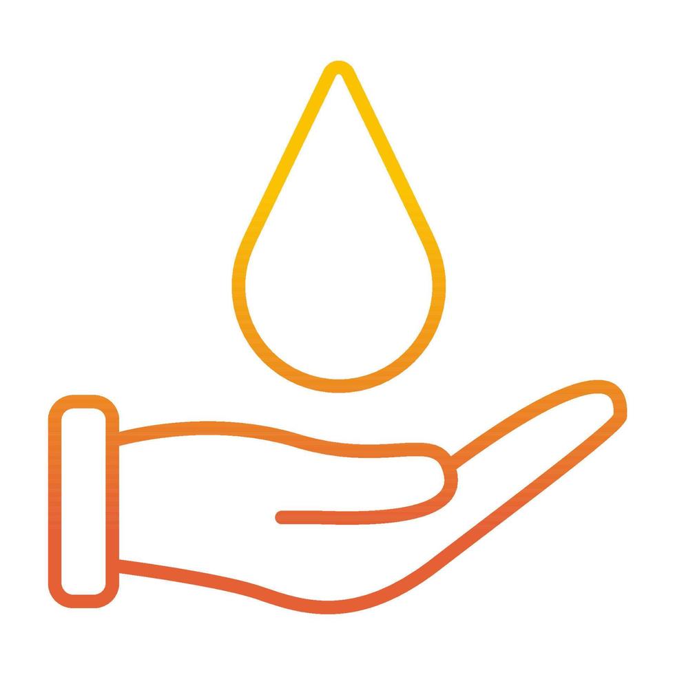 Save water icon, suitable for a wide range of digital creative projects. vector