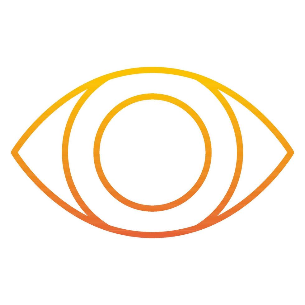 eye print icon, suitable for a wide range of digital creative projects. vector