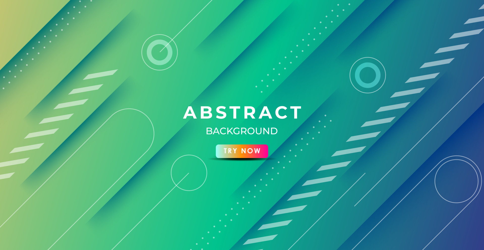Minimal abstract green gradient geometric background with gradient ...