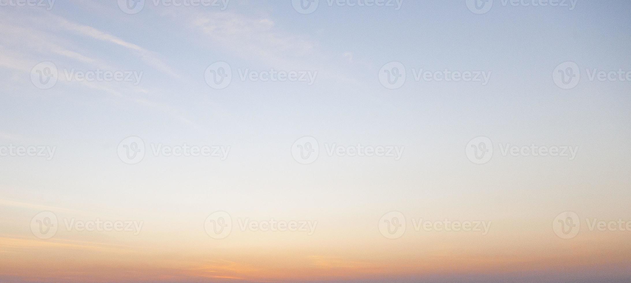 Dramatic colorful sky with afterglow and illuminated clouds photo