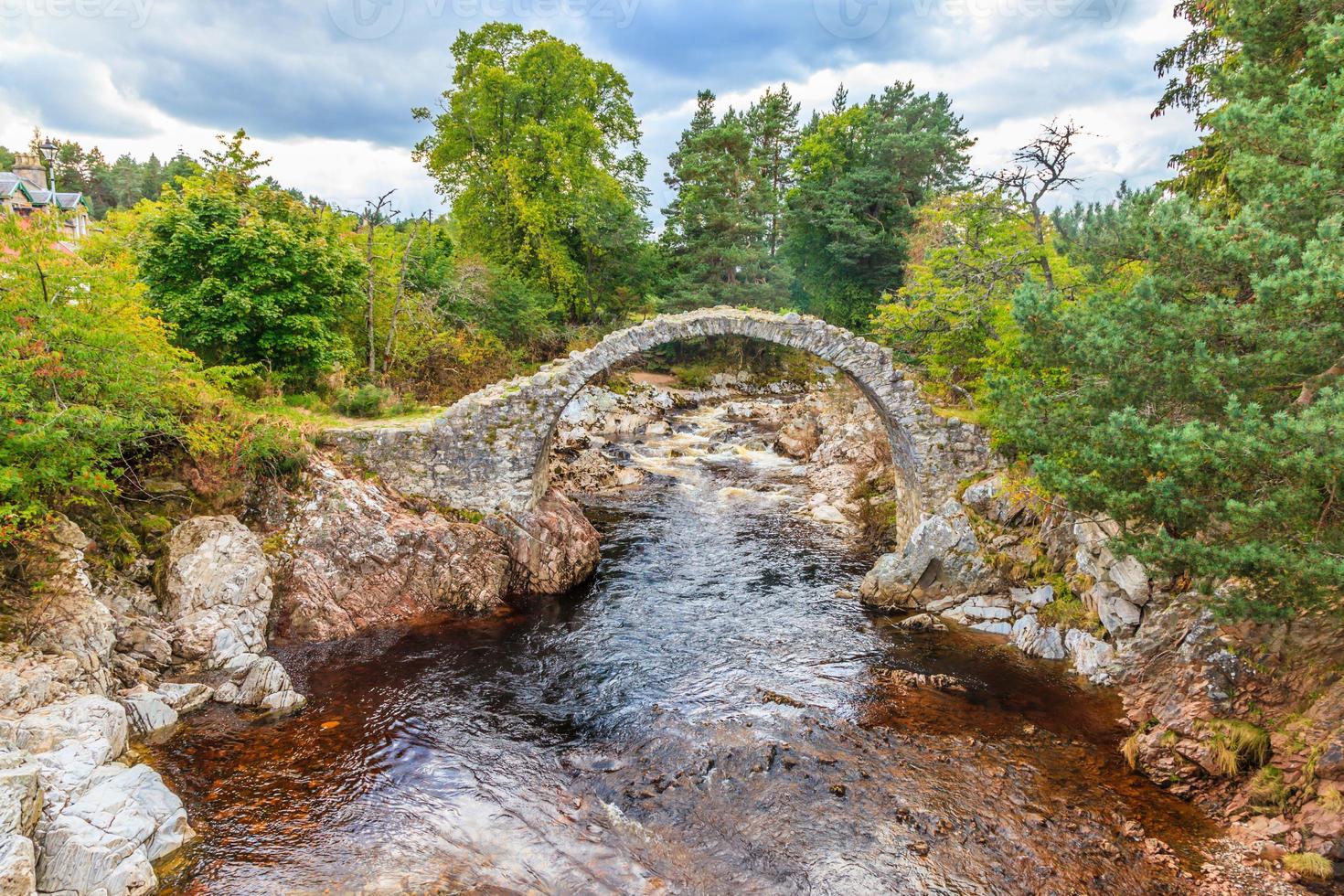View of Scotland's oldest bridge photo