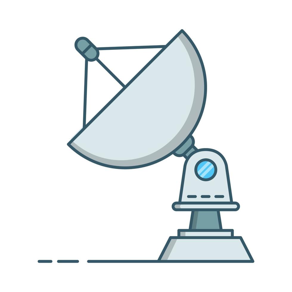 Vector icon concept of Broadcast. Modern illustration for web.