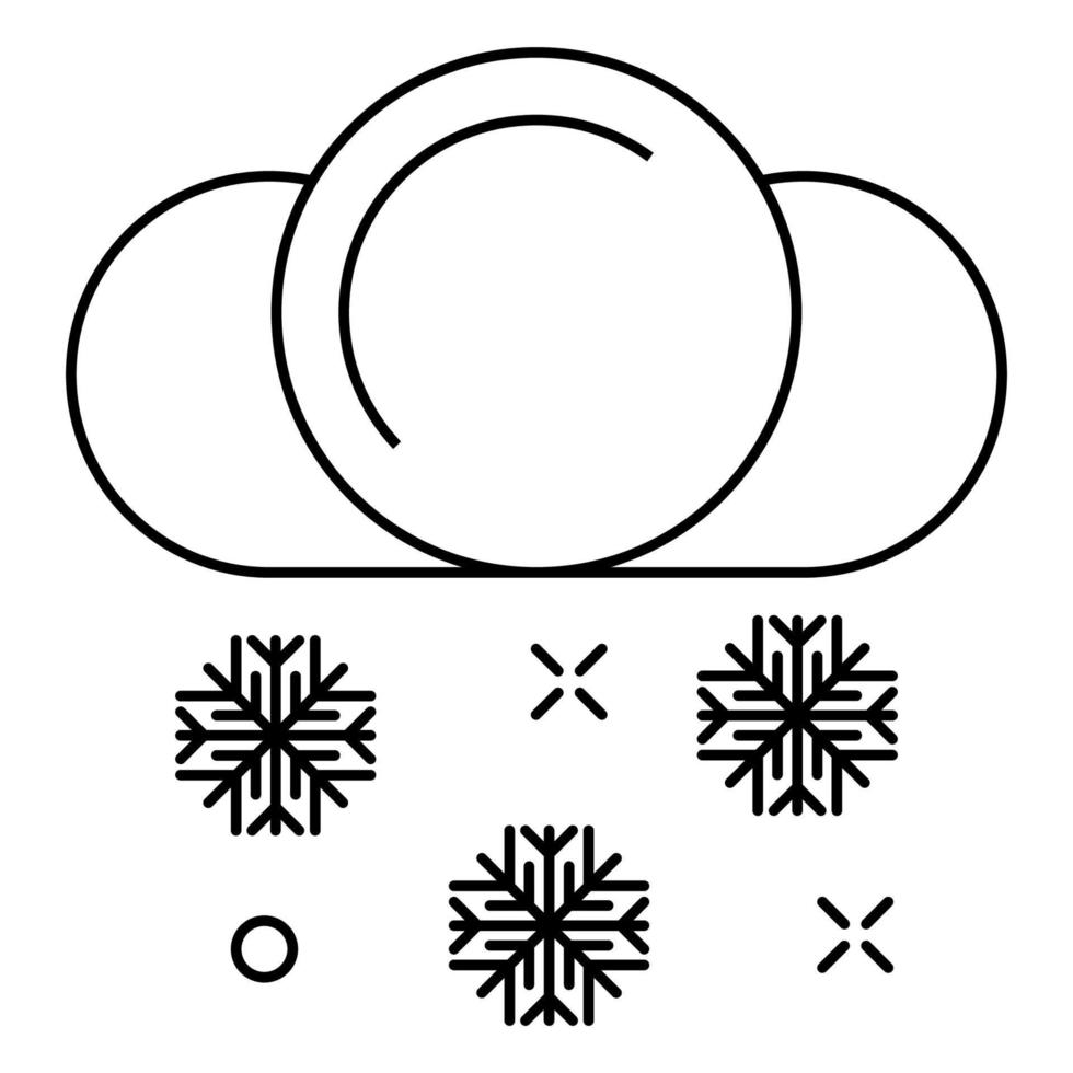 icono de invierno, adecuado para una amplia gama de proyectos creativos digitales. vector