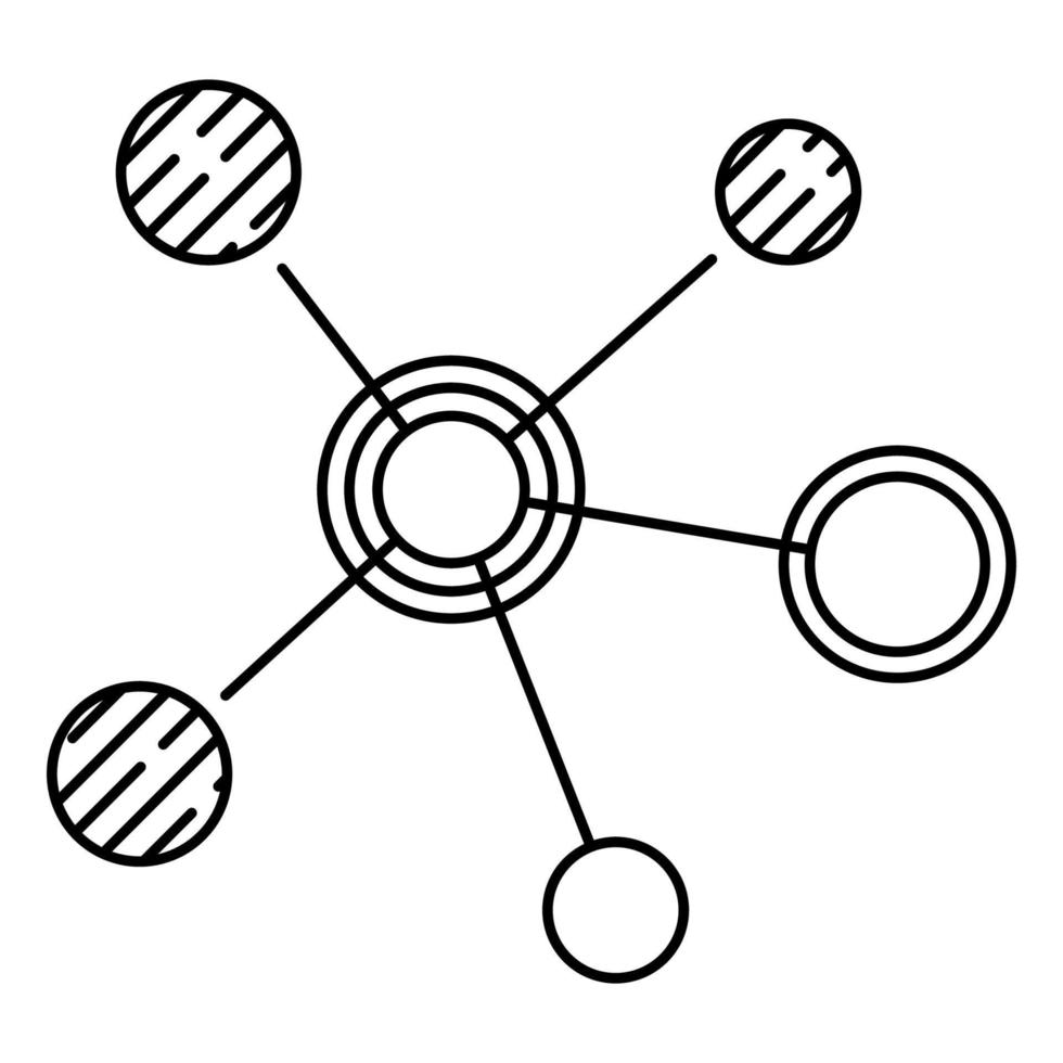 node icon, suitable for a wide range of digital creative projects. vector