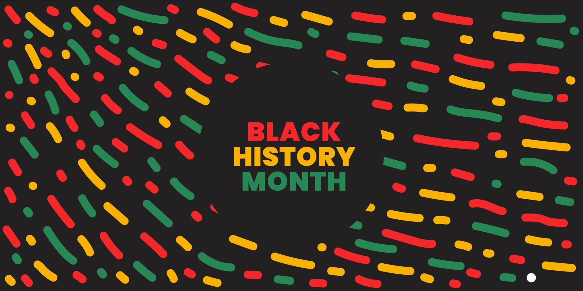 black history month background. black history month 2023 background. African American History or Black History Month. Celebrated annually in February in the USA and Canada. vector