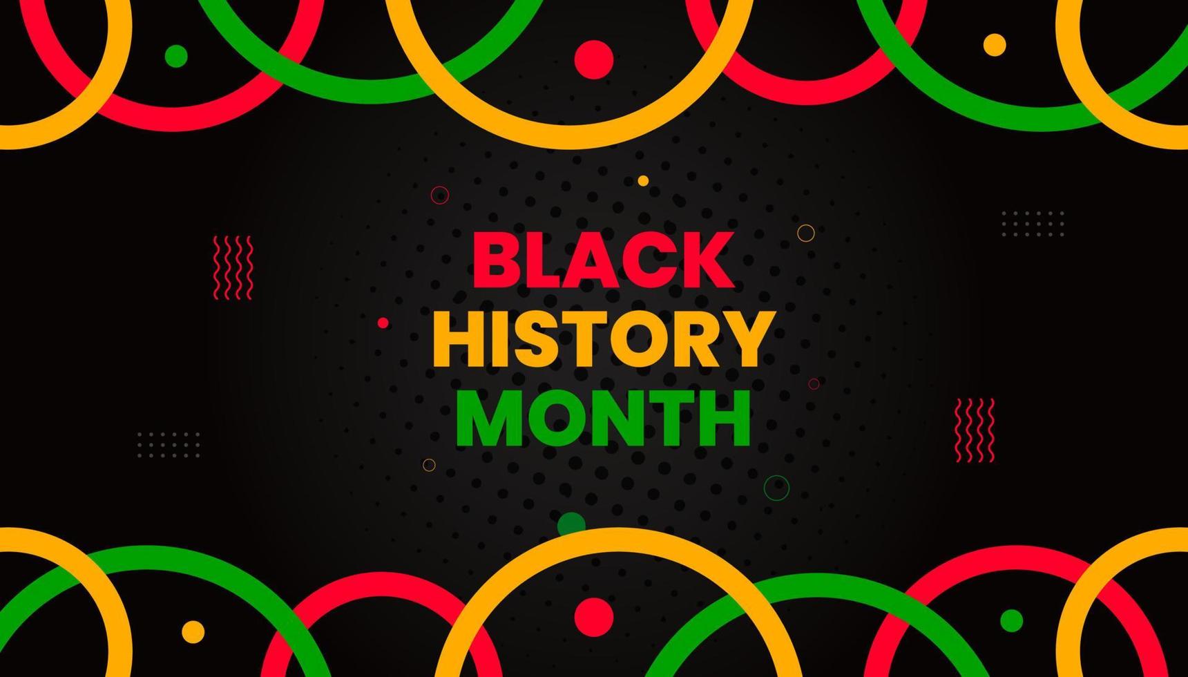 black history month background. black history month 2023 background. African American History or Black History Month. Celebrated annually in February in the USA and Canada. vector