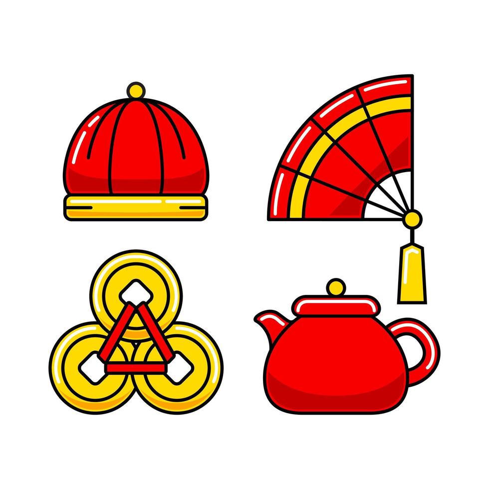 Chinese New Year Element Pack vector