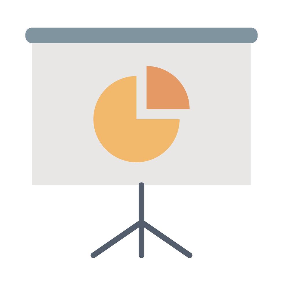 Business presentation icon, suitable for a wide range of digital creative projects. vector