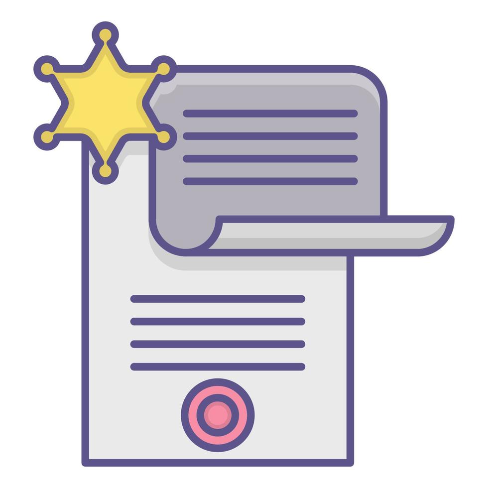 Investigation icon, suitable for a wide range of digital creative projects. vector