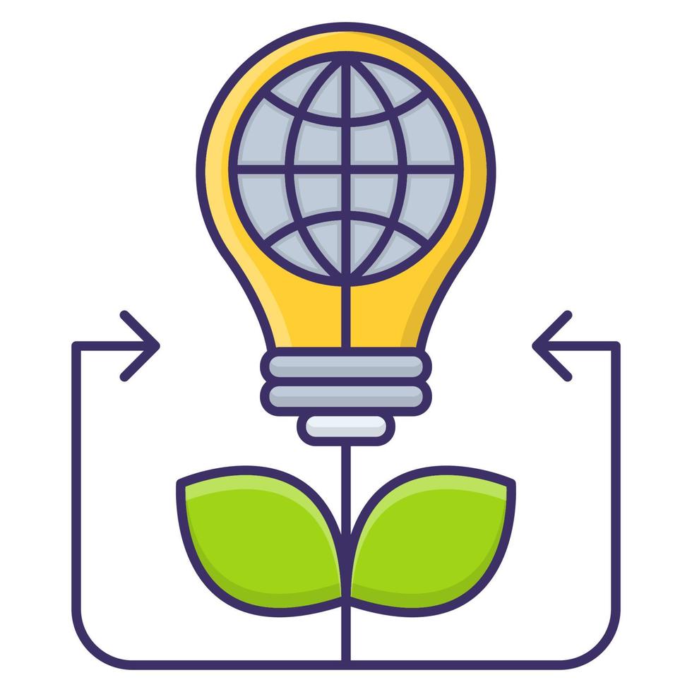 innovative solutions icon, suitable for a wide range of digital creative projects. vector