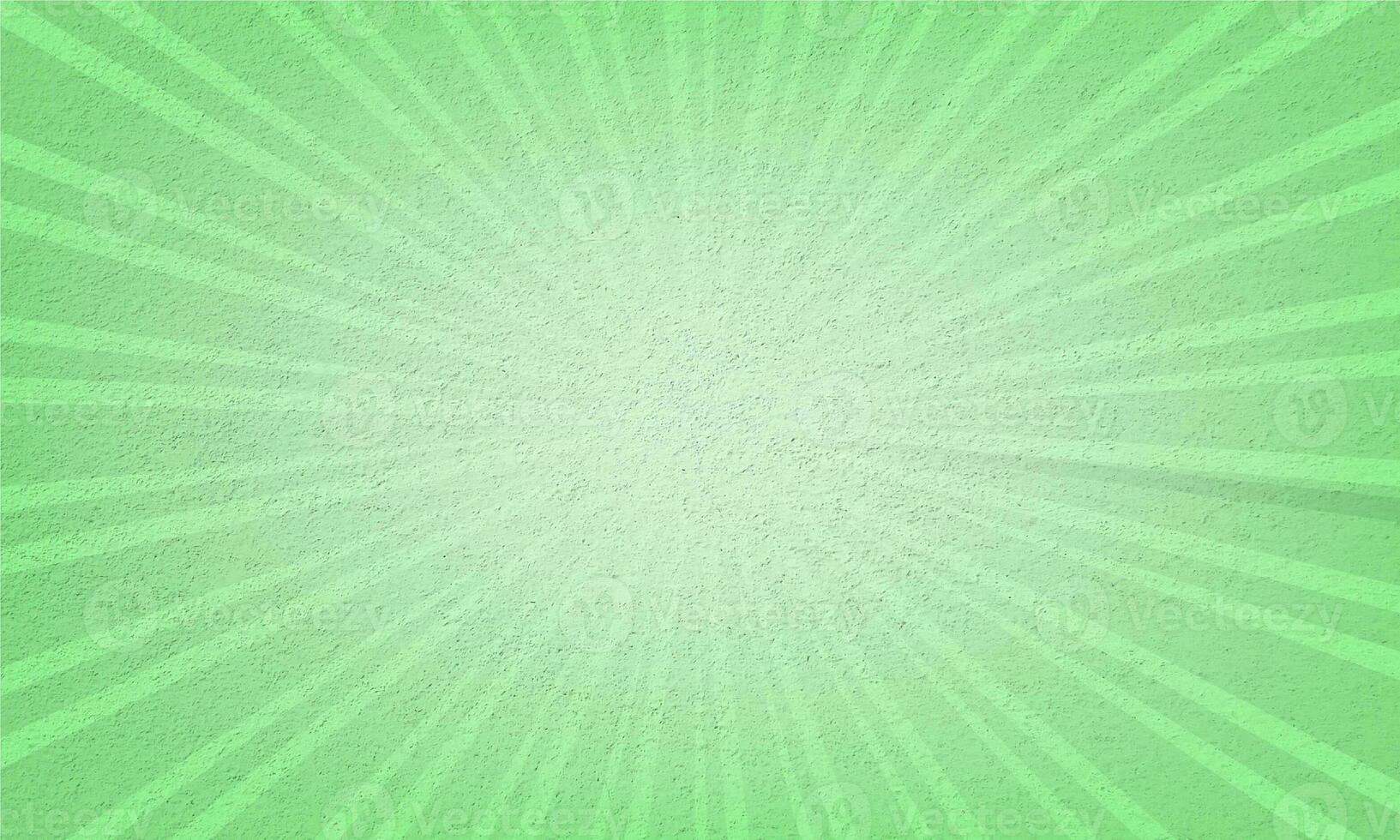 diseño de fondo de rayos de sol de color verde pálido foto