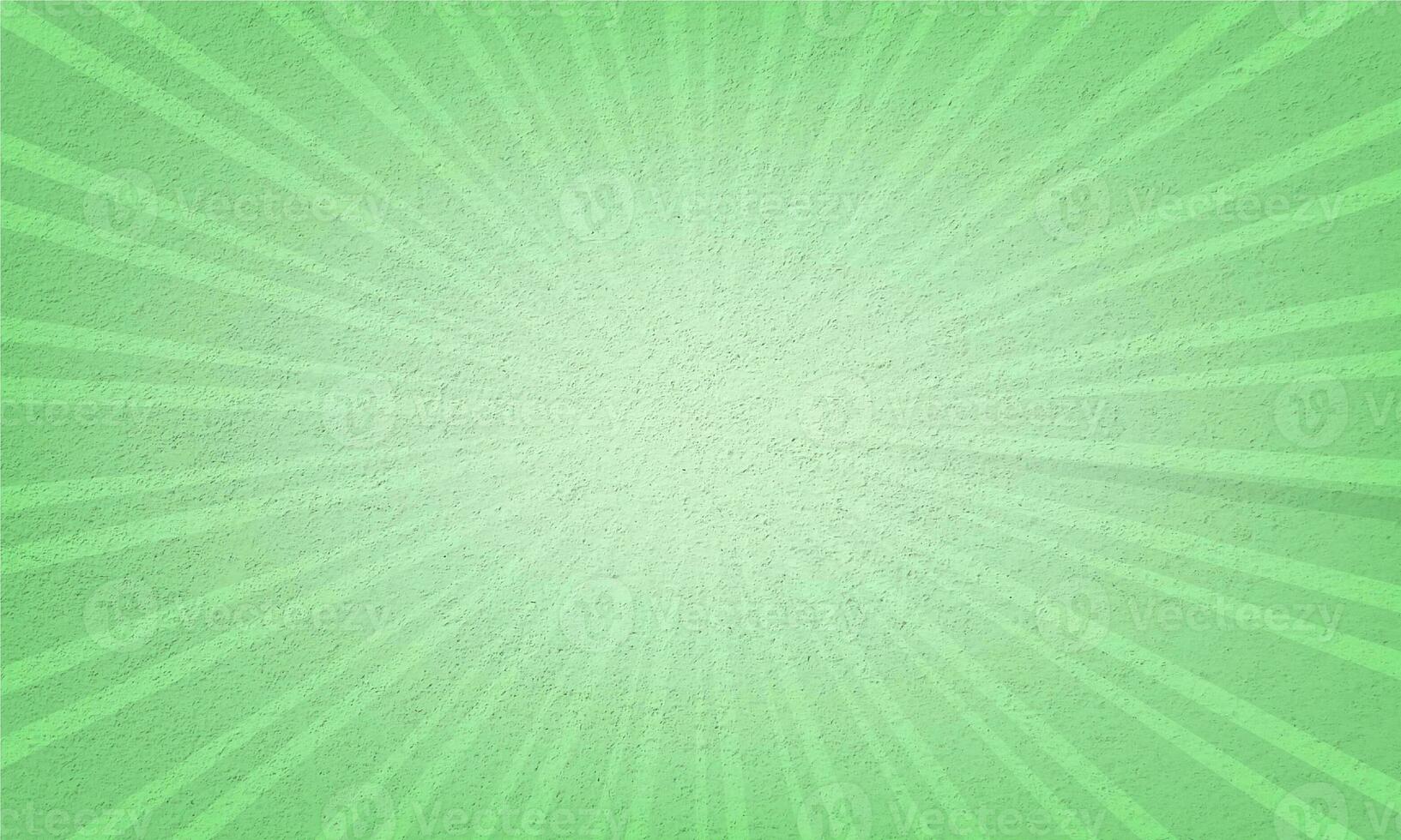 Light green color rays background photo