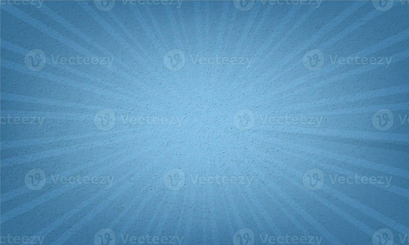 Steel blue color shiny banner with rays bursting out photo