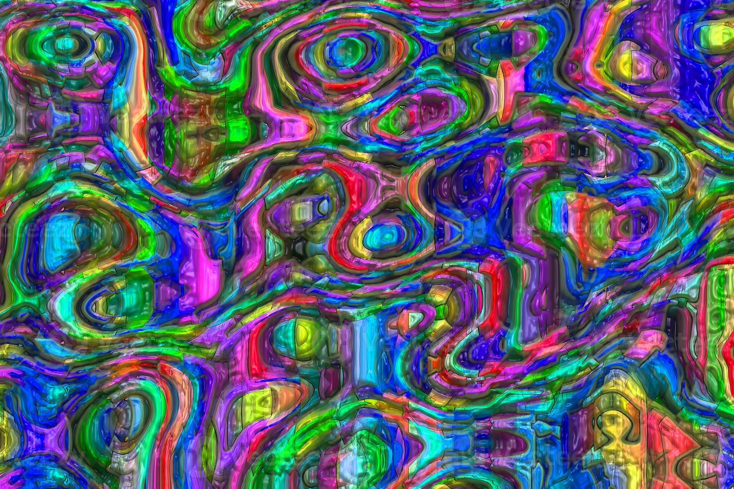 Abstract modern painting.Digital modern colorful texture.Digital background illustration.Textured background.Holographic liquid background.Multicolor gradient texture photo