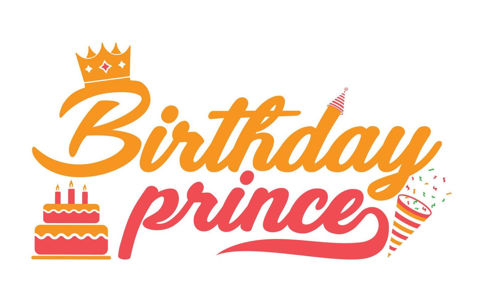 Happy Birthday typography or Calligraphy lettering with balloons vector