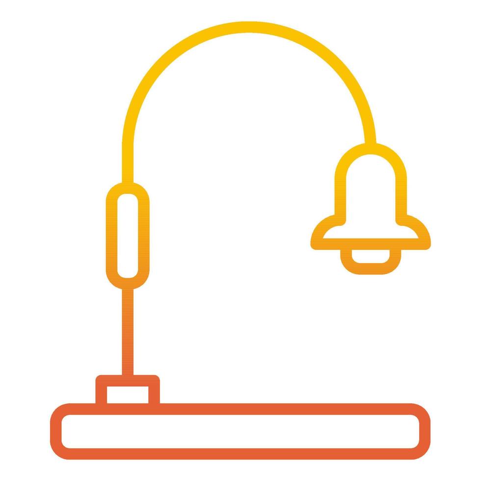 Lamp icon, suitable for a wide range of digital creative projects. vector