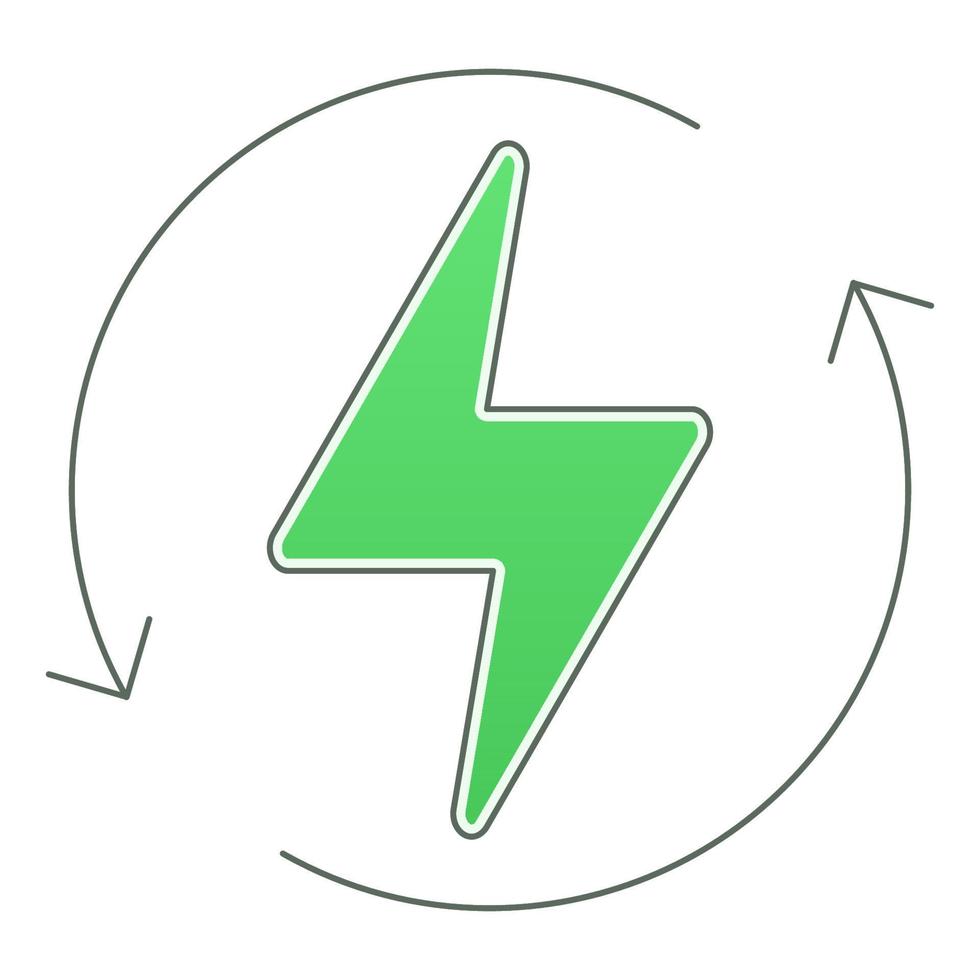 renewable icon, suitable for a wide range of digital creative projects. vector