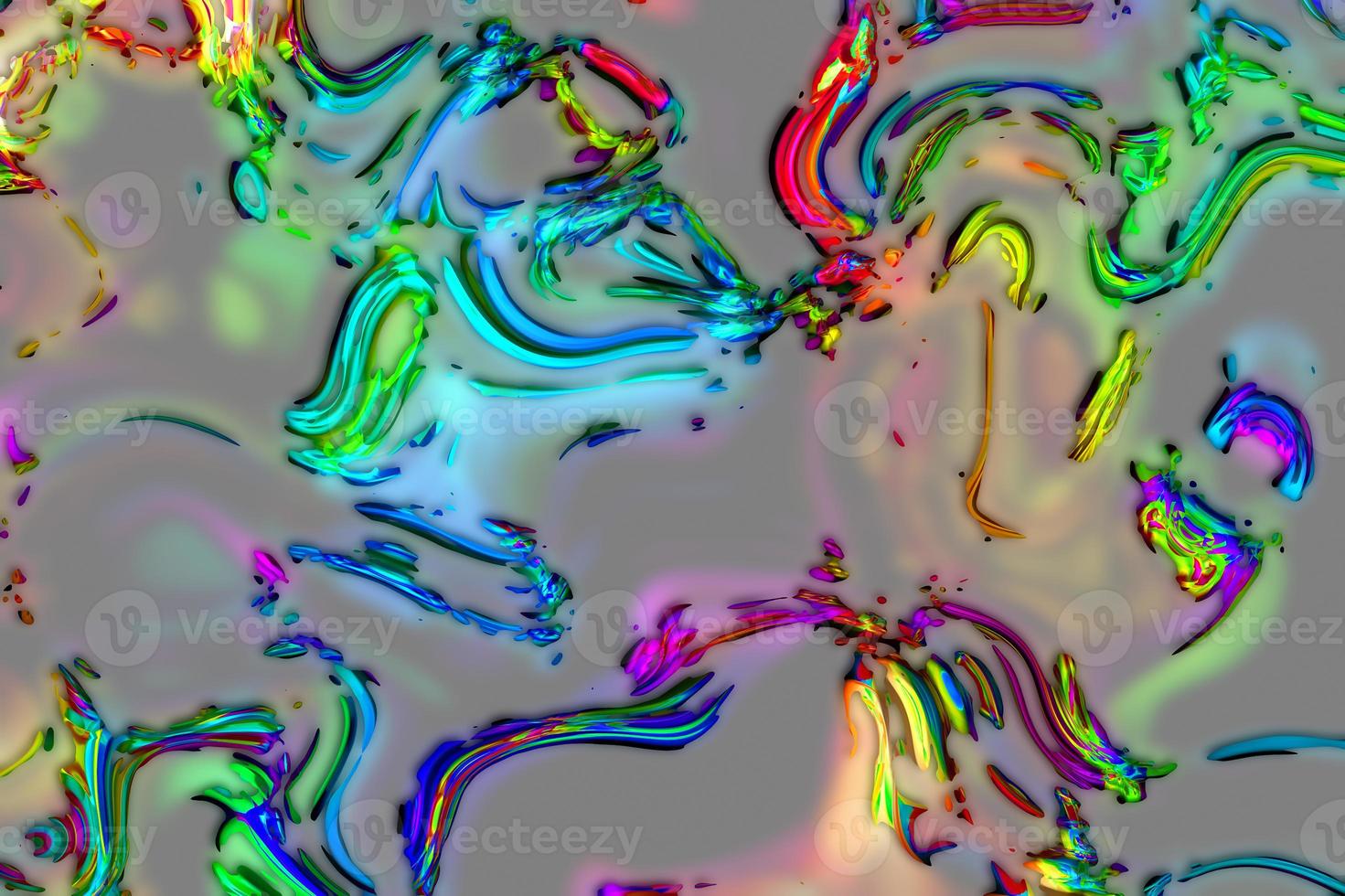 Abstract multicolor particle background,Digital painted abstract design.Holographic particle texture photo