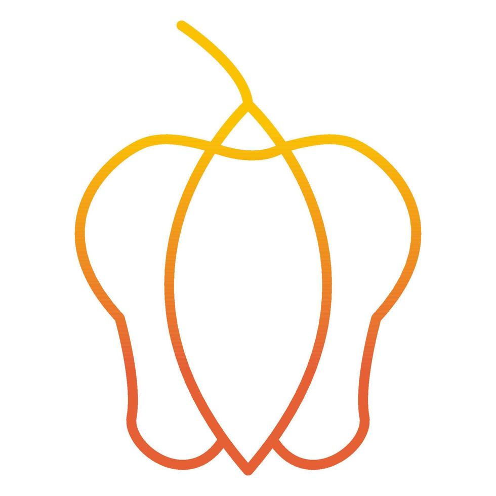 pepper icon, suitable for a wide range of digital creative projects. vector