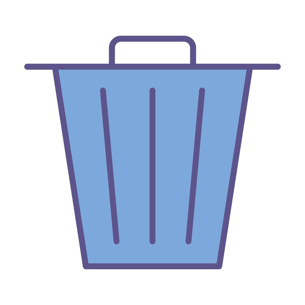 garbage icon, suitable for a wide range of digital creative projects. vector