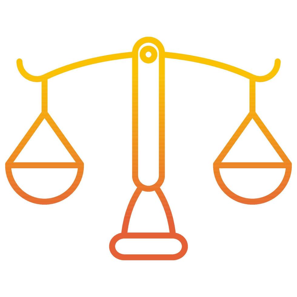 Balance icon, suitable for a wide range of digital creative projects. vector