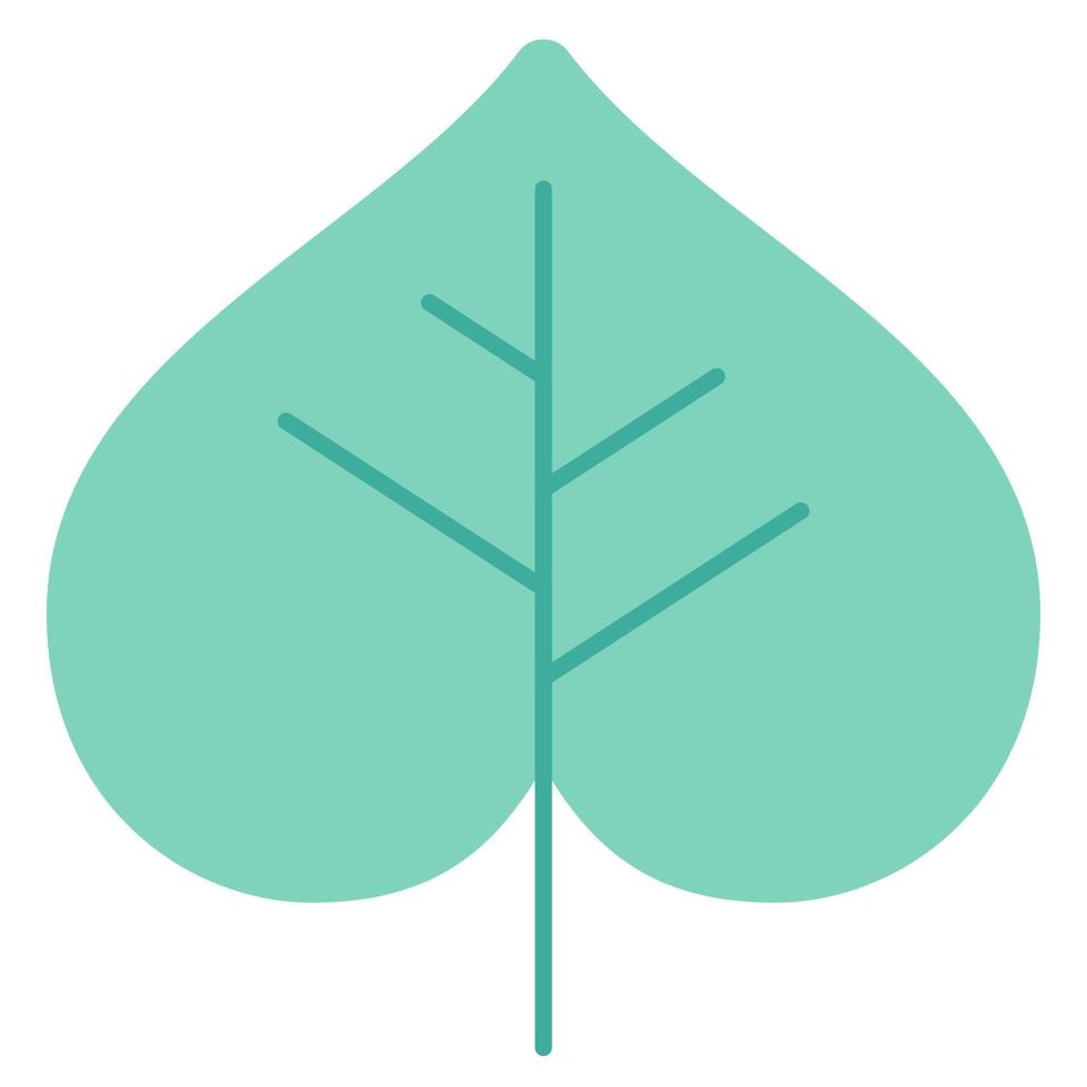 Leaf icon, suitable for a wide range of digital creative projects. vector