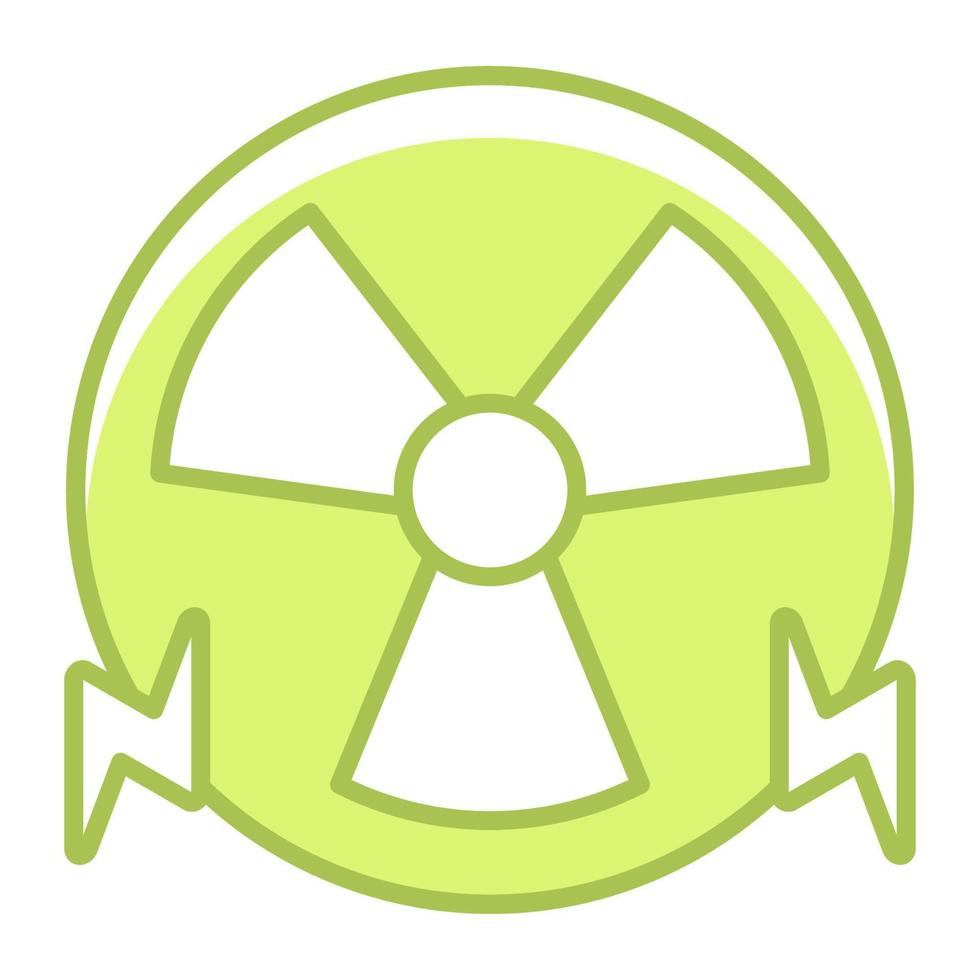 nuclear energy icon, suitable for a wide range of digital creative projects. vector