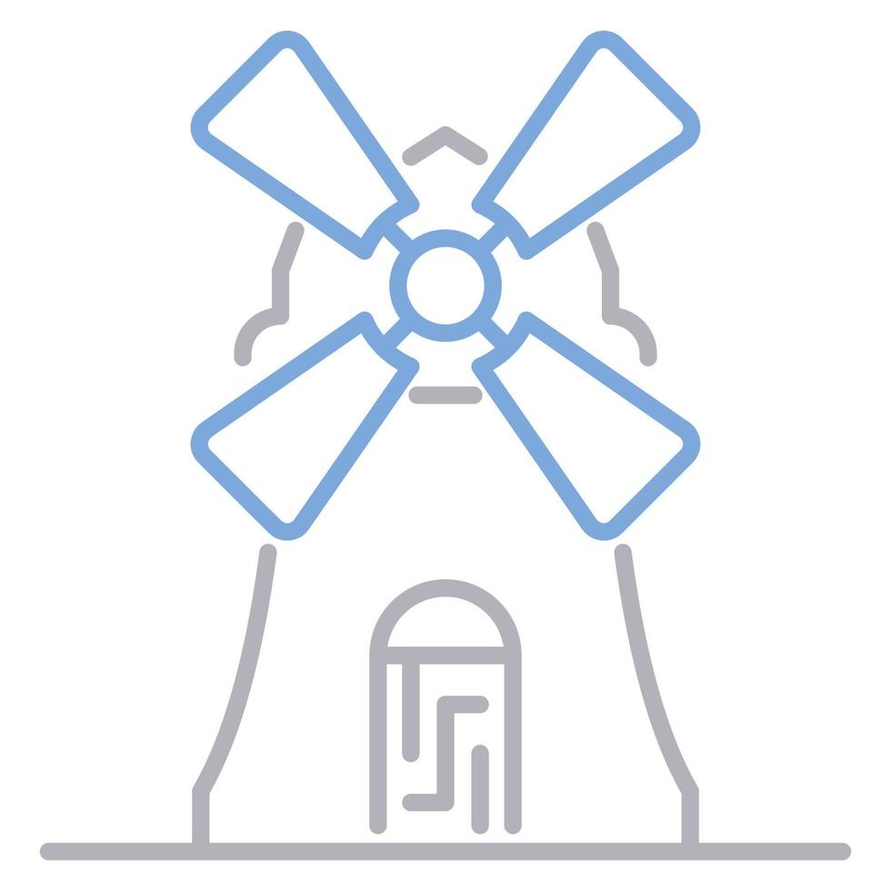 Windmill icon, suitable for a wide range of digital creative projects. vector