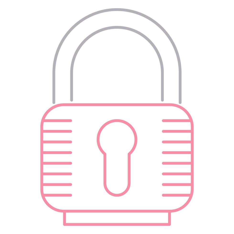 Padlock icon, suitable for a wide range of digital creative projects. vector