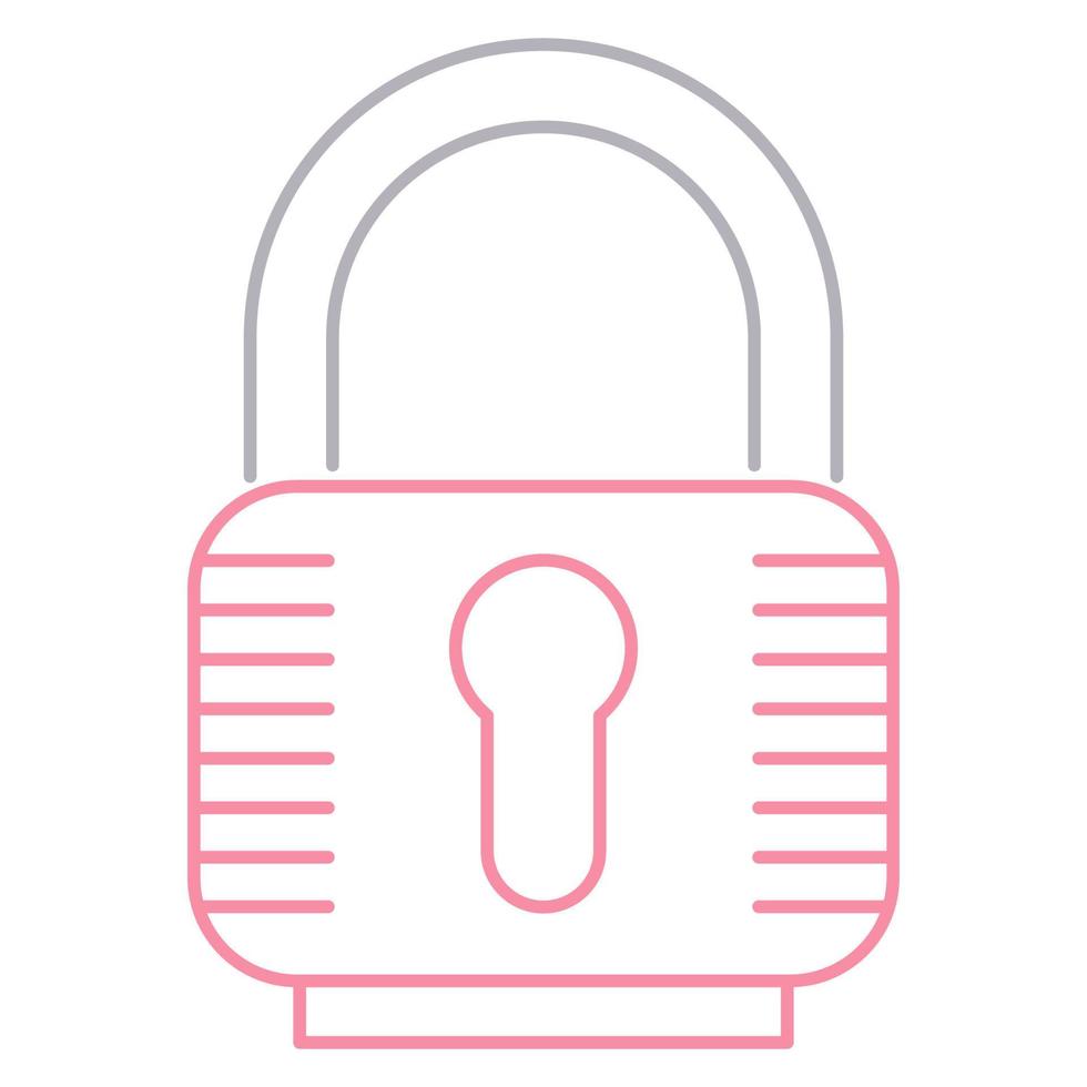 Padlock icon, suitable for a wide range of digital creative projects. vector