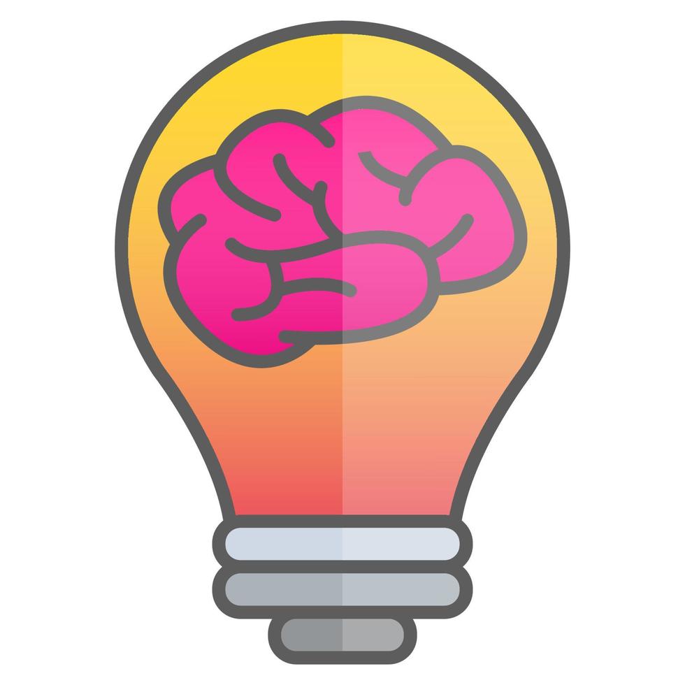 Brainstorm icon, suitable for a wide range of digital creative projects. vector