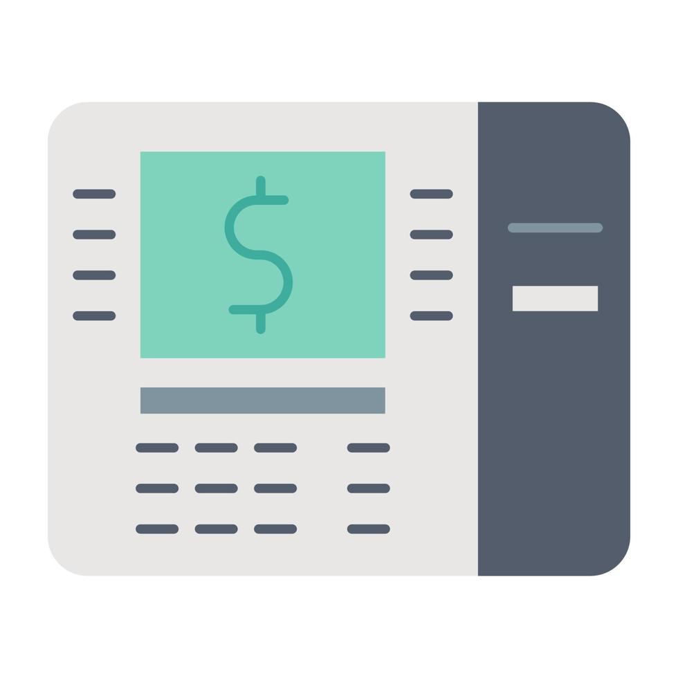 ATM icon, suitable for a wide range of digital creative projects. vector