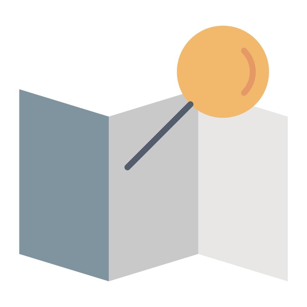 map location icon, suitable for a wide range of digital creative projects. vector