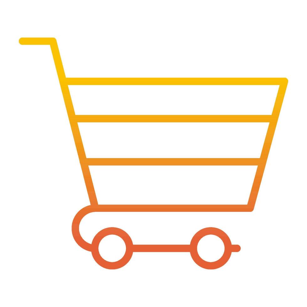 shopping cart icon, suitable for a wide range of digital creative projects. vector