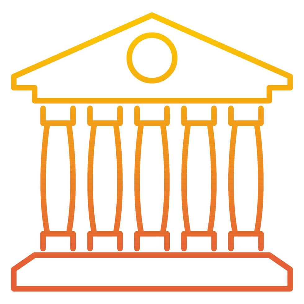 bank icon, suitable for a wide range of digital creative projects. vector