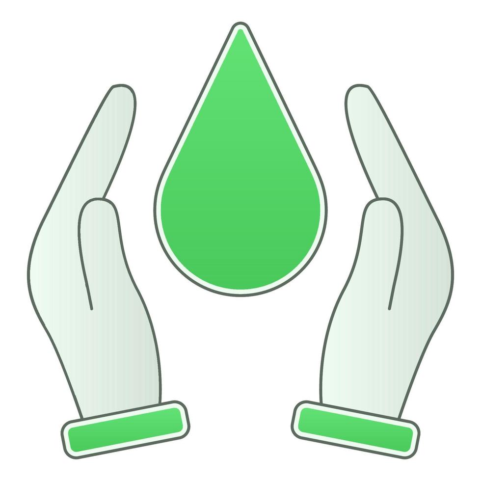 Save water icon, suitable for a wide range of digital creative projects. vector