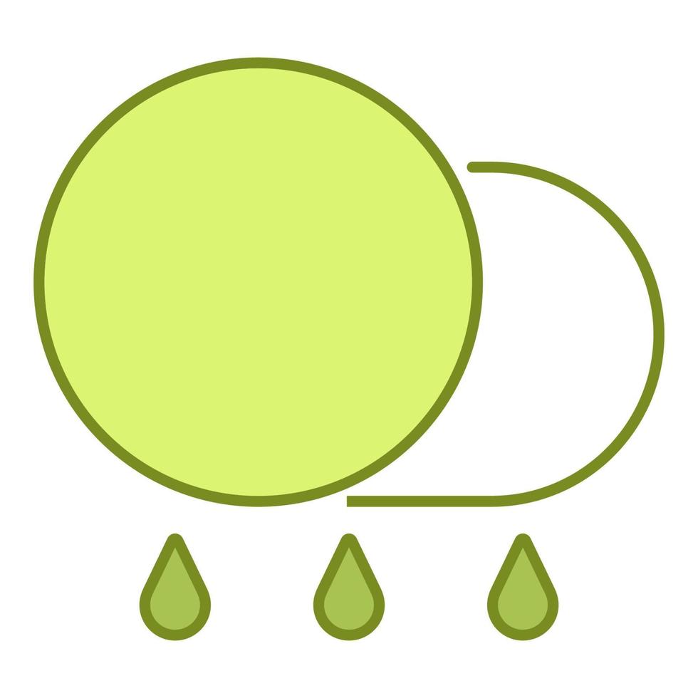 Rainy icon, suitable for a wide range of digital creative projects. vector