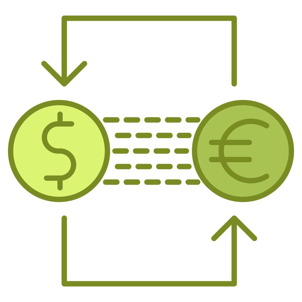 currency exchange icon, suitable for a wide range of digital creative projects. vector