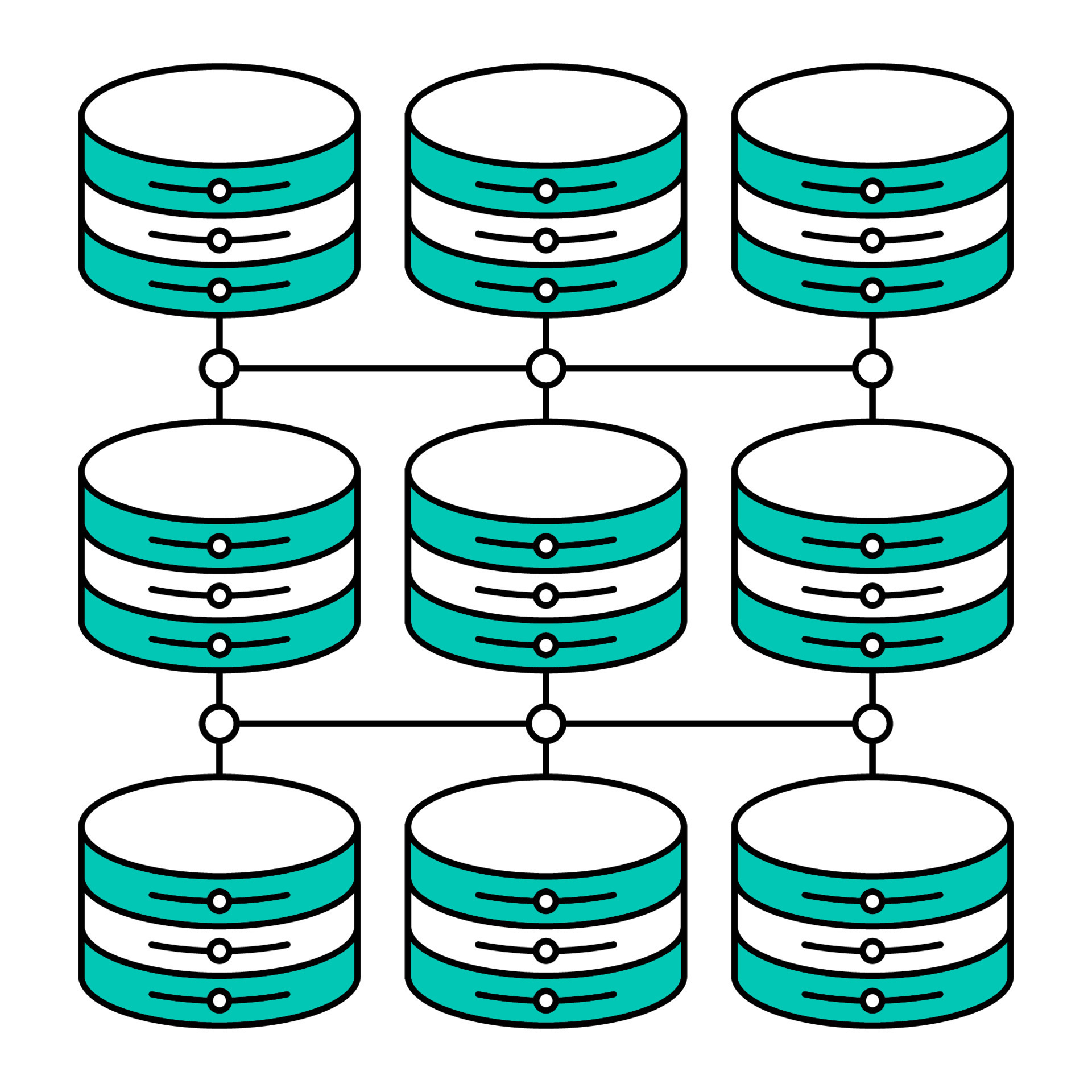 structured data icon, suitable for a wide range of digital creative ...