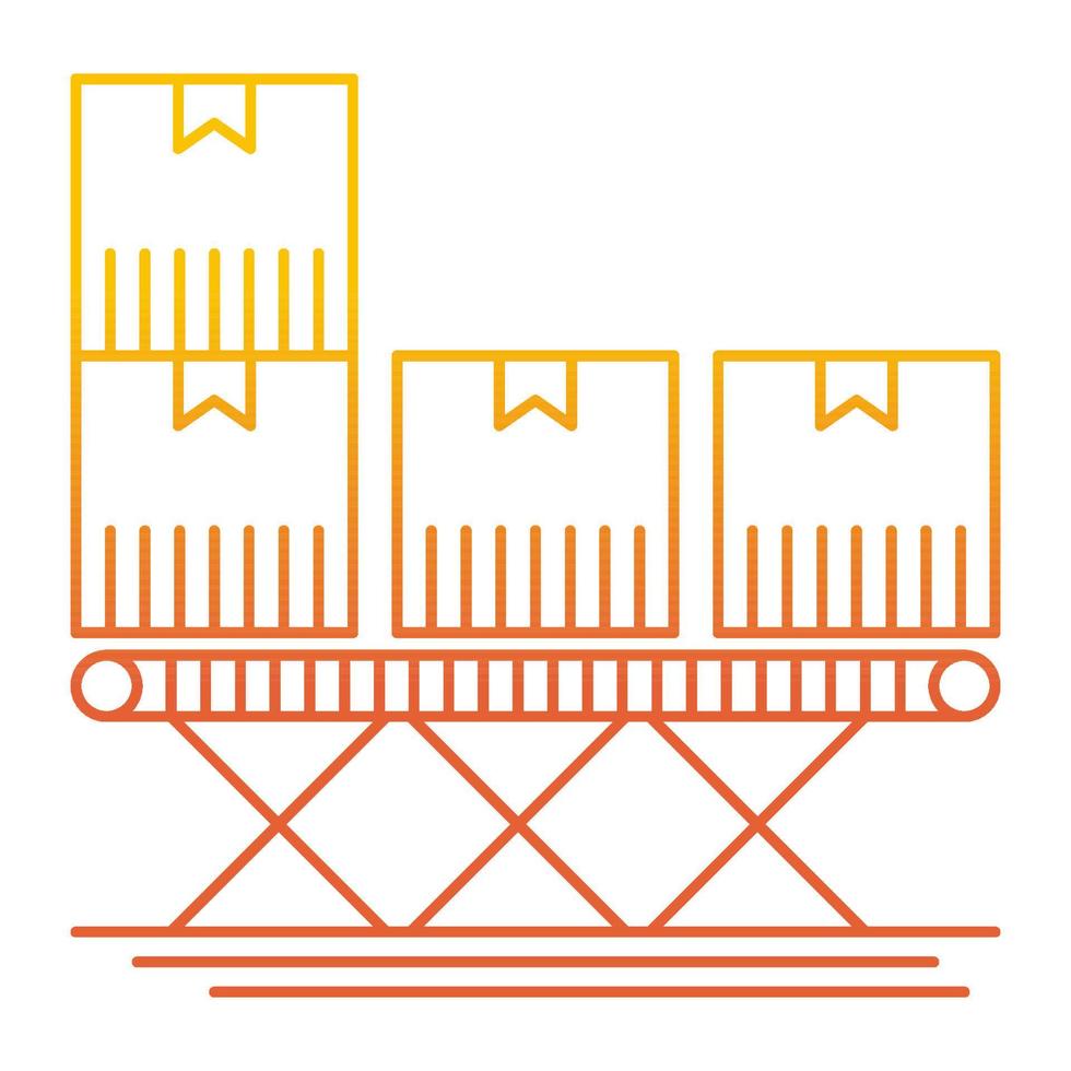 loading shipping container icon, suitable for a wide range of digital creative projects. vector