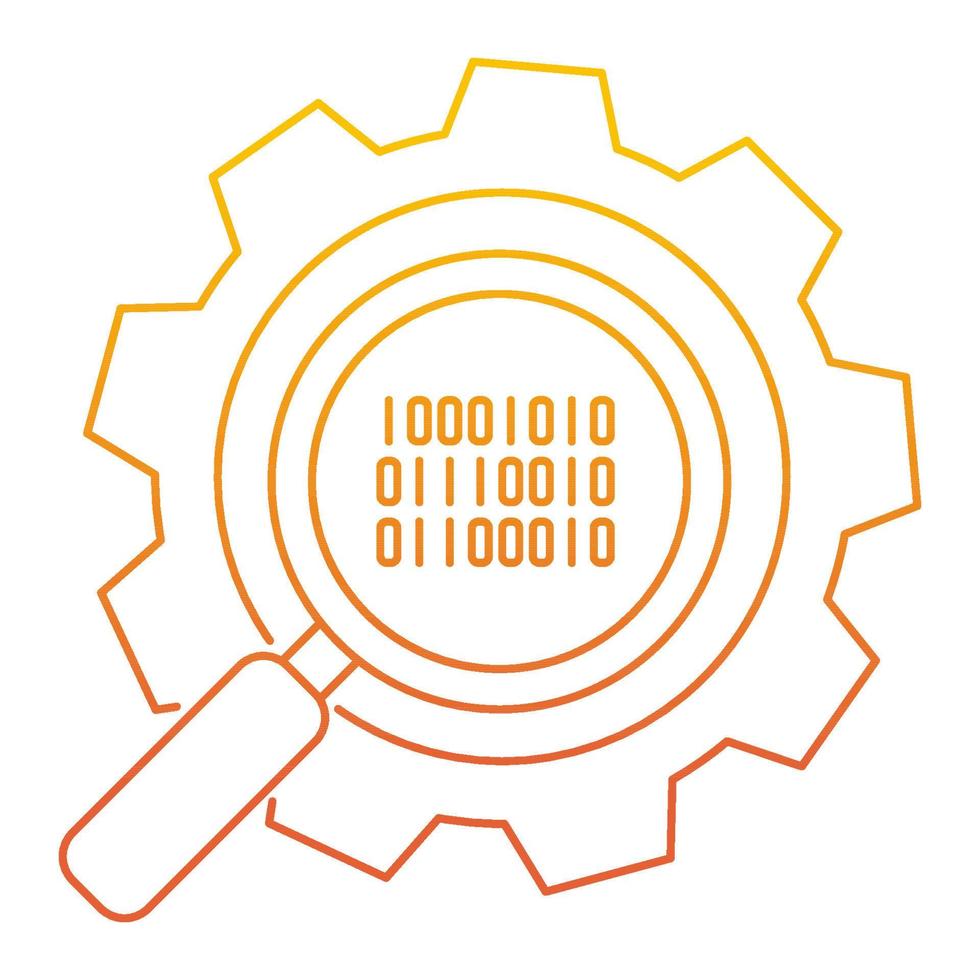 search optimization icon, suitable for a wide range of digital creative projects. vector