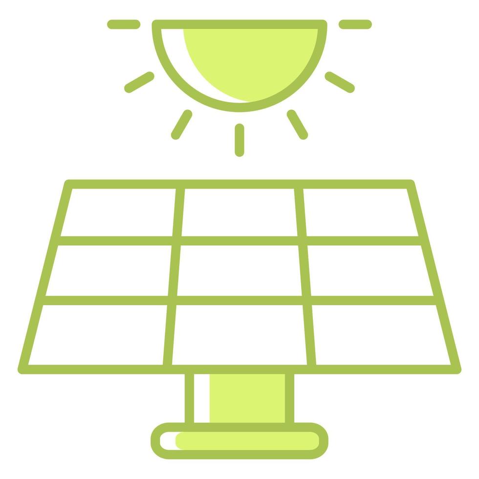 solar energy icon, suitable for a wide range of digital creative projects. vector