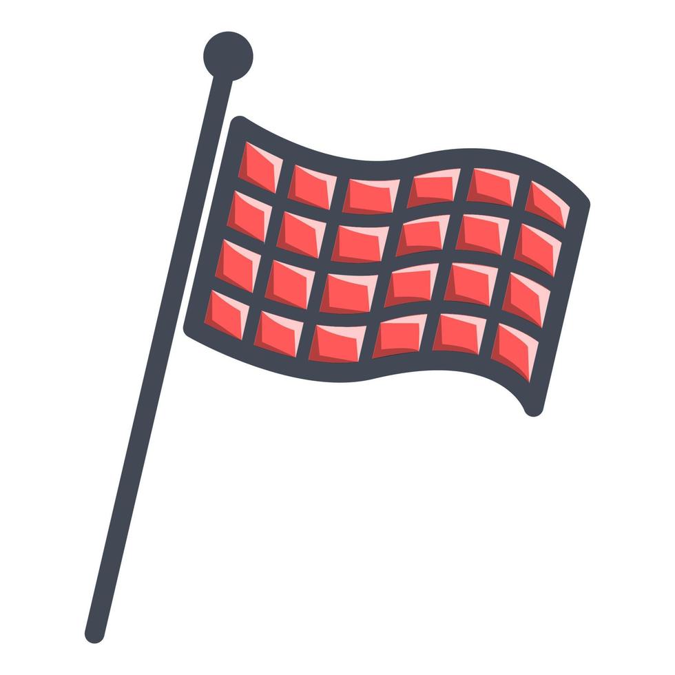 flag icon, suitable for a wide range of digital creative projects. vector