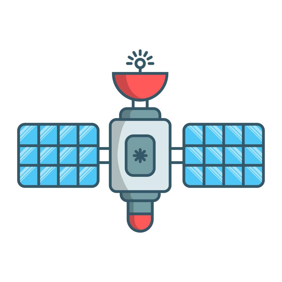 satellite icon, suitable for a wide range of digital creative projects. vector