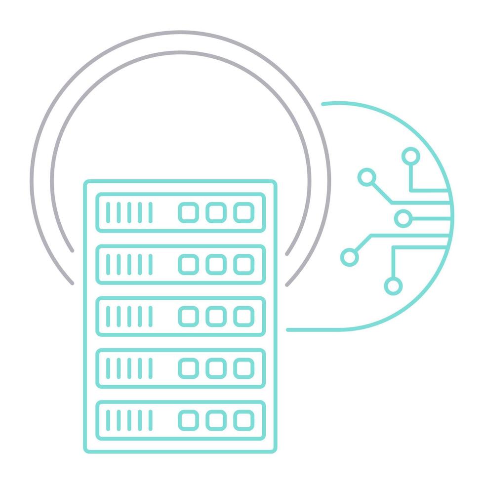 cloud storage icon, suitable for a wide range of digital creative projects. vector