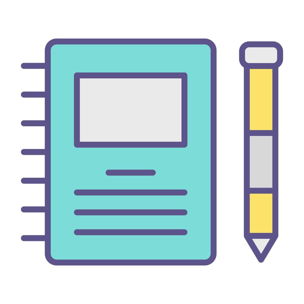 note icon, suitable for a wide range of digital creative projects. vector