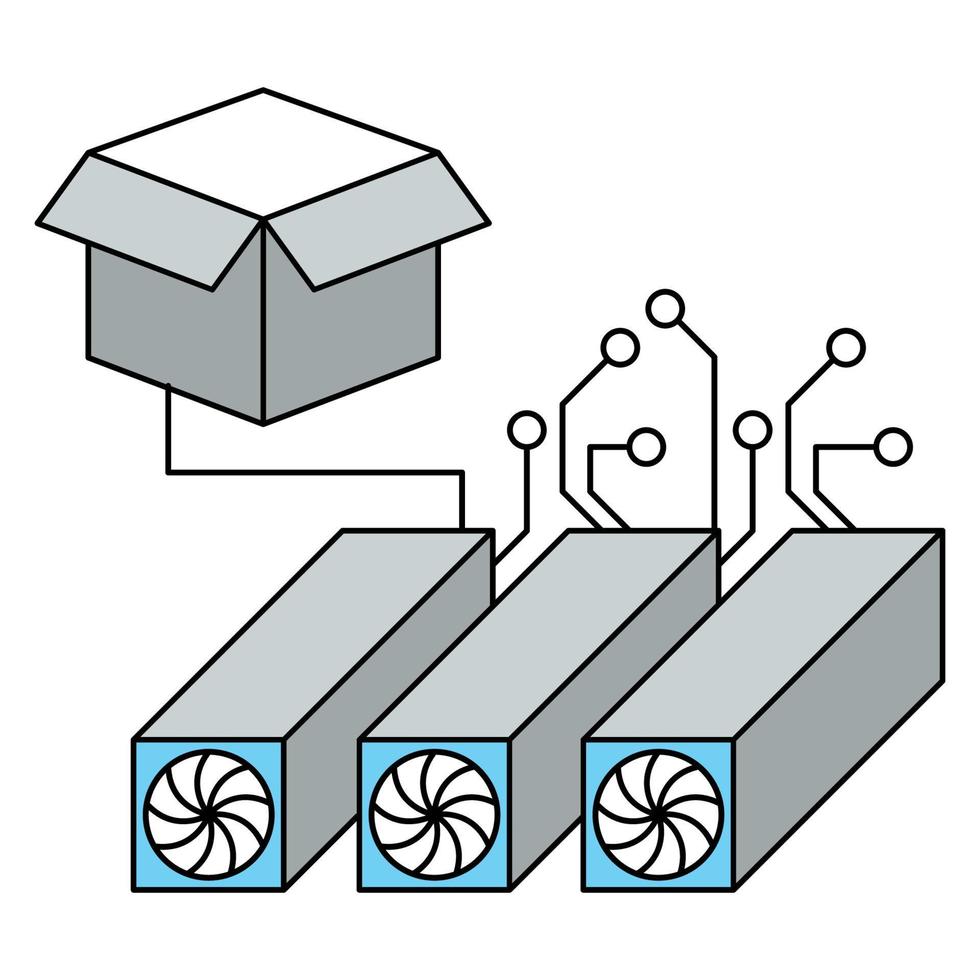 icono de bitcoin de bloque abierto, adecuado para una amplia gama de proyectos creativos digitales. vector