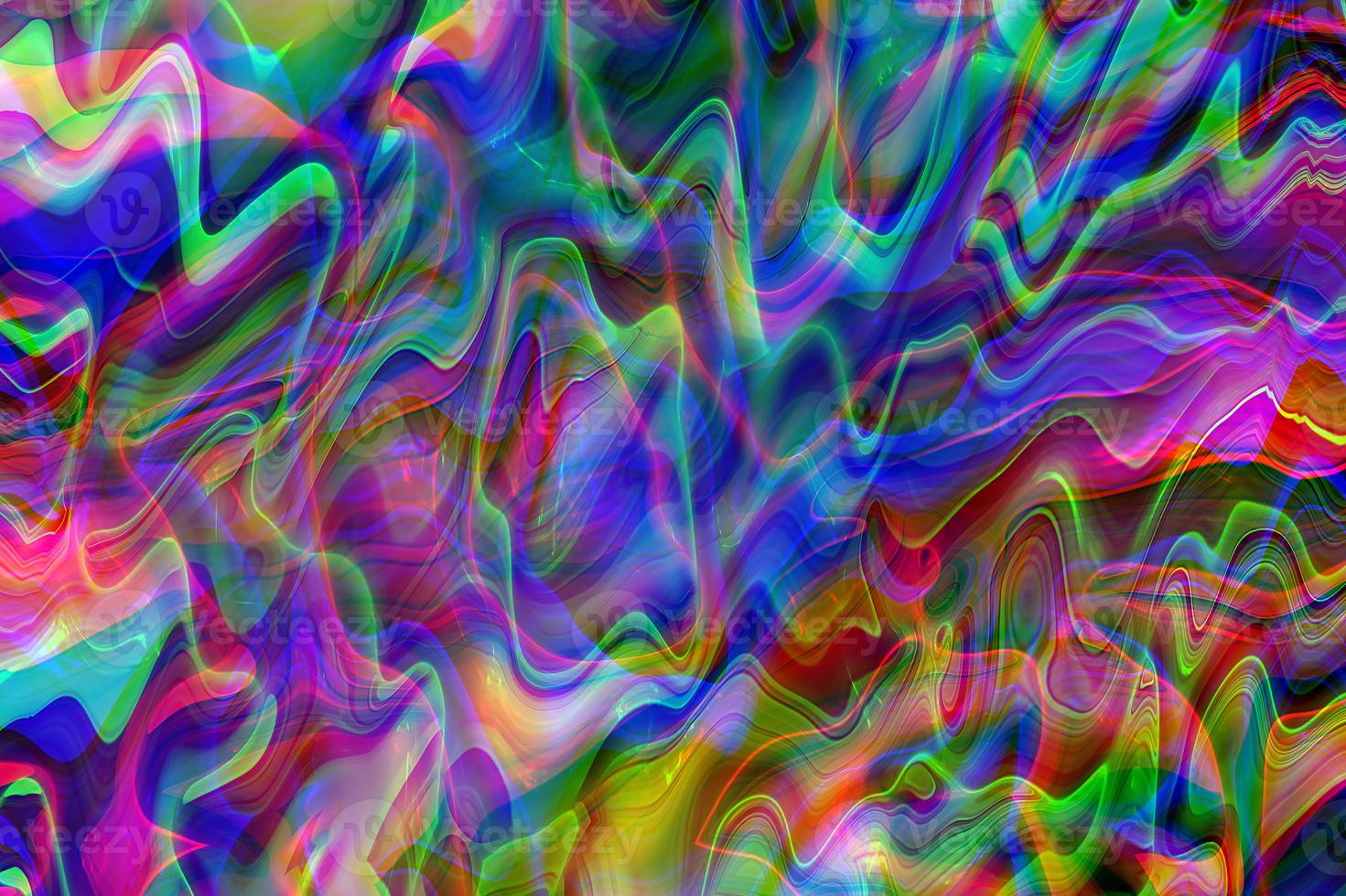 Abstract liquid wavy geometric background,Colorful geometric surface design,Holographic texture background,Multicolor gradient texture photo